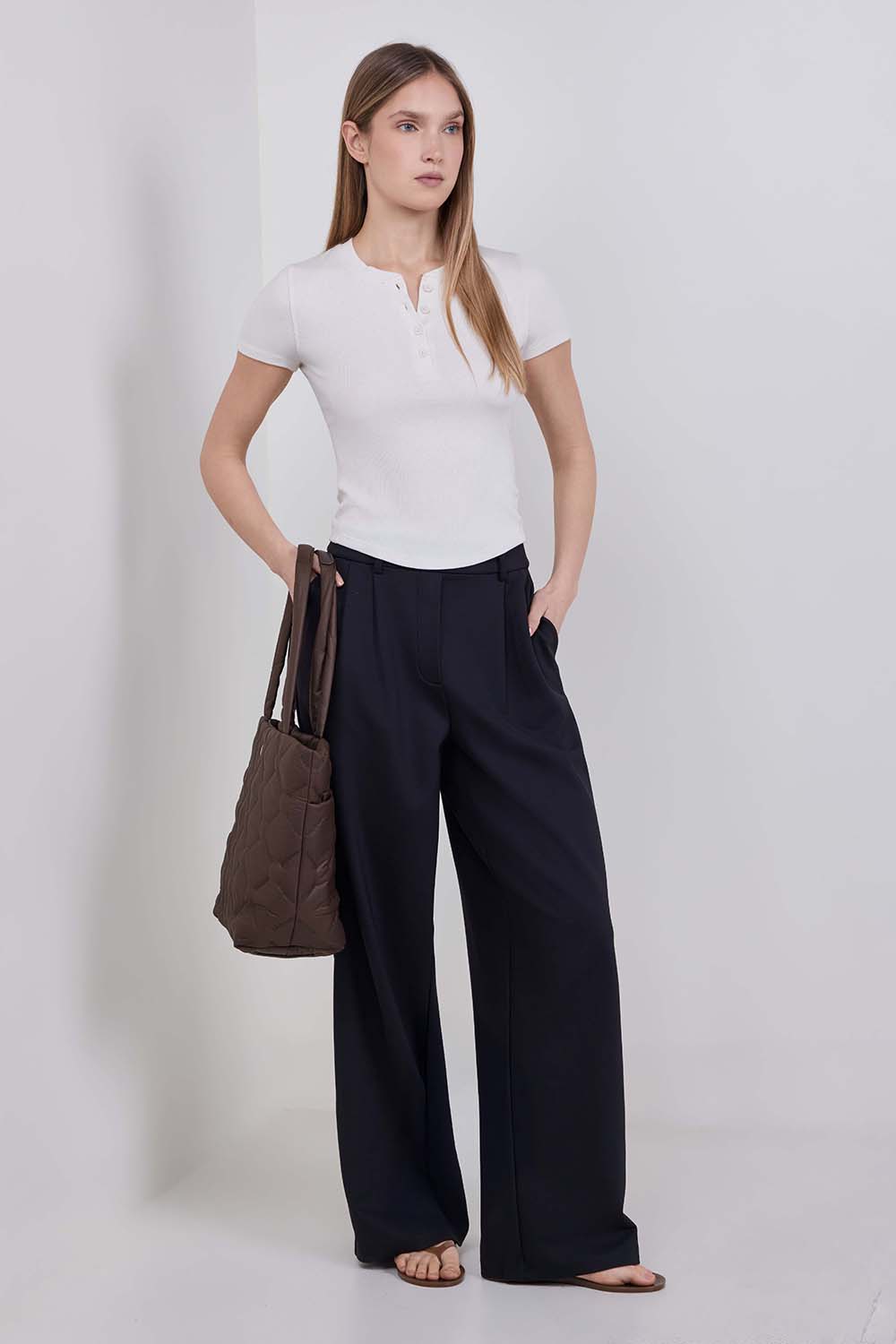 Hold Tight Short-Sleeve Henley